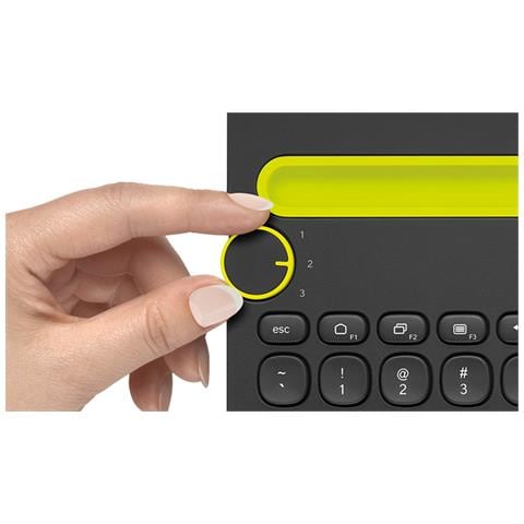 K480, Senza fili, Bluetooth, Universale, Russo, Nero, Verde, Batteria - Foto 1