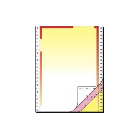 22256 Carta Inkjet A4 (210x297 Mm) Opaco 400 Fogli Rosa, Giallo - Foto 1