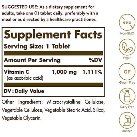 , Vitamina C, 1000 Mg, 90 Compresse - Foto 2
