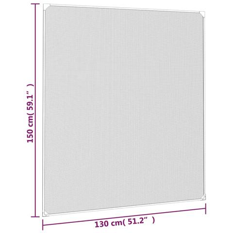 Zanzariera Magnetica Per Finestre Bianca 130x150 Cm - Foto 11