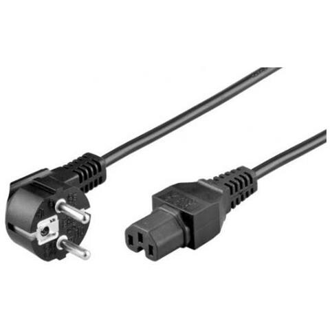 Cavo di alimentazione Schuko 90° - C15 Femmina MT 1,80 Temperature Elevate - Foto 1