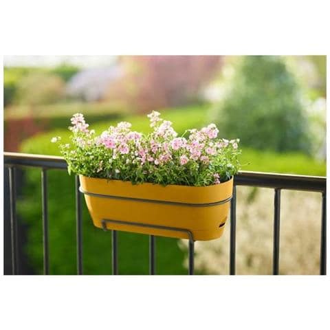 Vaso Rettangolare Da Balcone 50 Cm Rettangolare Plastica - Foto 2