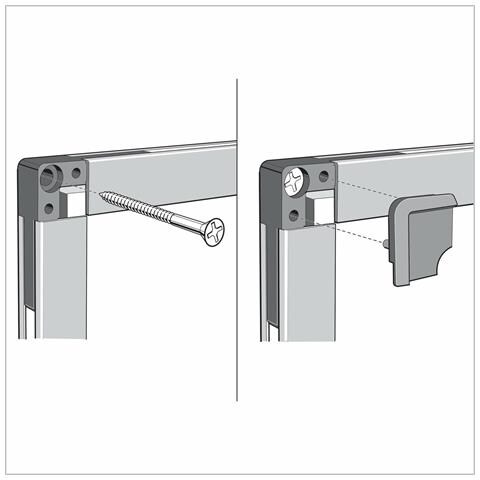 Bacheca Nobo Essence Azzurro Alluminio Feltro 120 X 90 Cm - Foto 2