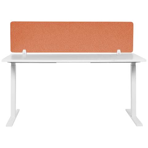 Pannello Divisorio Per Scrivania Rosso Chiaro 130 X 40 Cm Wally - Foto 7