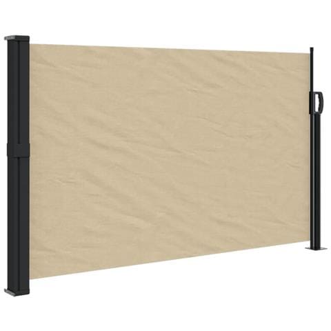 Tenda Da Sole Laterale Retrattile Beige 120x600 Cm - Foto 2