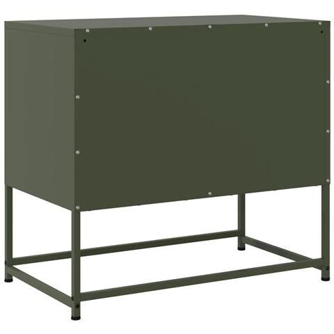 Mobile Tv Verde Oliva 68,5x39x60,5 Cm In Acciaio - Foto 10