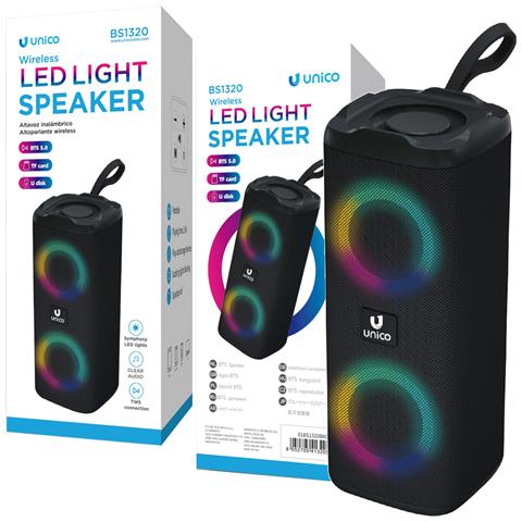 Bs1320 Radio Fm Sistema Multimediale Bluetooth Lettore Sdcard Led Rgb - Foto 1