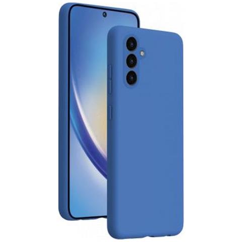 Cover Per Samsung Galaxy A35 Silicone Soft-touch Antishock, Blu - Foto 1