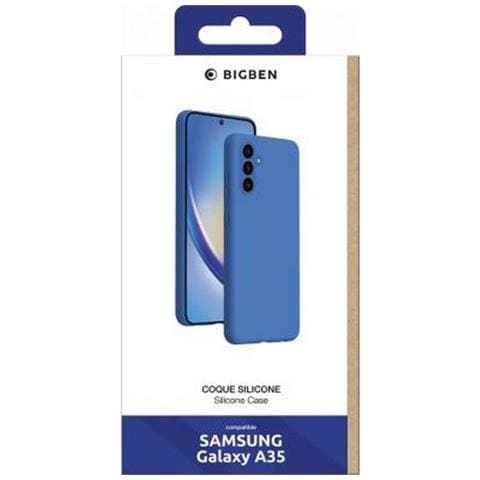 Cover Per Samsung Galaxy A35 Silicone Soft-touch Antishock, Blu - Foto 2