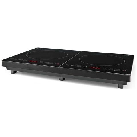 Piano Cottura A Induzione A 2 Fuochi - Blocco Di Sicurezza Per Bambini - 3500w - Nero - Kaip124cbk2 - Foto 2