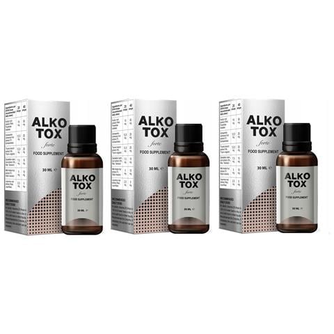 3x Alkotox Forte | Aiuto Per La Dipendenza Da Alcool - Foto 1