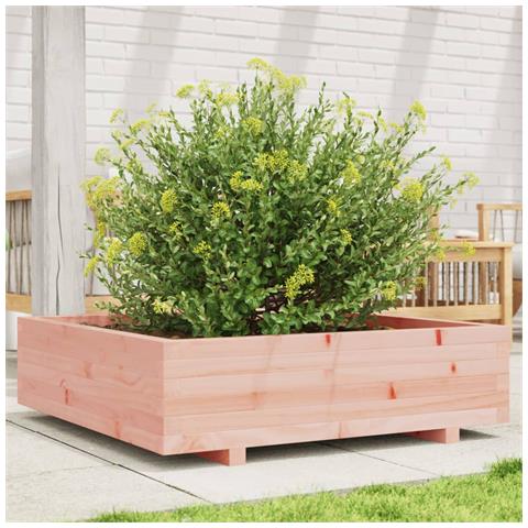 Fioriera da Giardino 90x90x26,5 cm in Legno Massello di Douglas - Foto 2