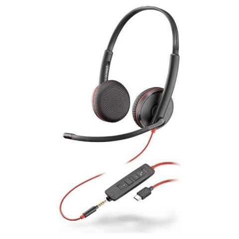 Blackwire 3225 Auricolare Cablato Musica e Chiamate USB-C - Foto 1