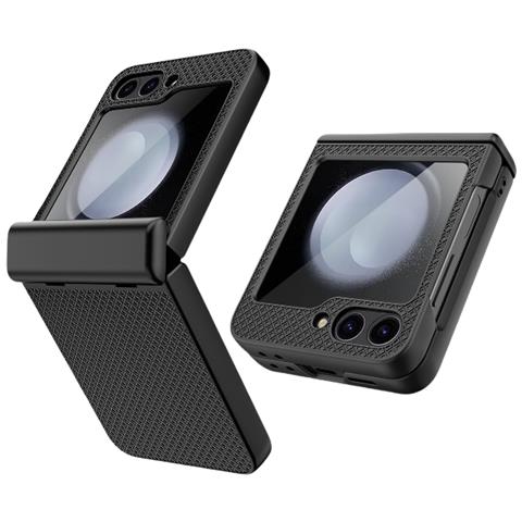 Custodia Per Samsung Galaxy Z Flip 6, Custodia Protettiva Antiurto Con Protezione Per Cerniera Black - Foto 1