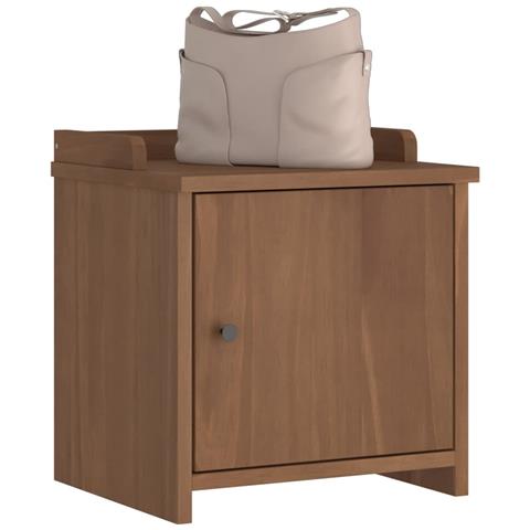 Panca Da Corridoio Sandnes 45x40x50 Cm Legno Massello Di Pino - Foto 1