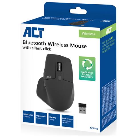 AC5146 mouse Universale Mano destra RF senza fili + Bluetooth 2400 DPI - Foto 3