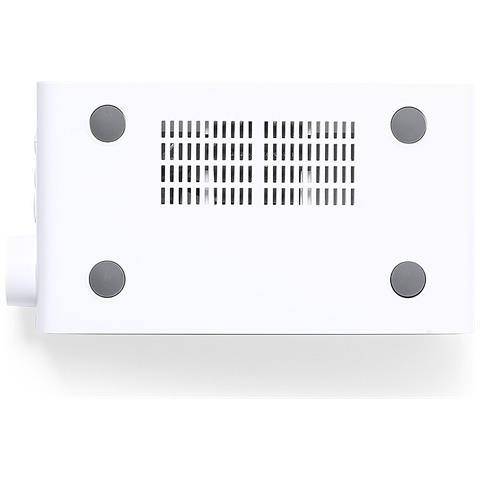 Caricabatterie Per Orologio Multifunzione Wireless Con Ricarica Rapida Da 10 W. 36 Led. Intensità Della Luce Regolabile. Connessione Usb 15,4x5,1x8,7 Cm. Colore Bianco - Foto 6