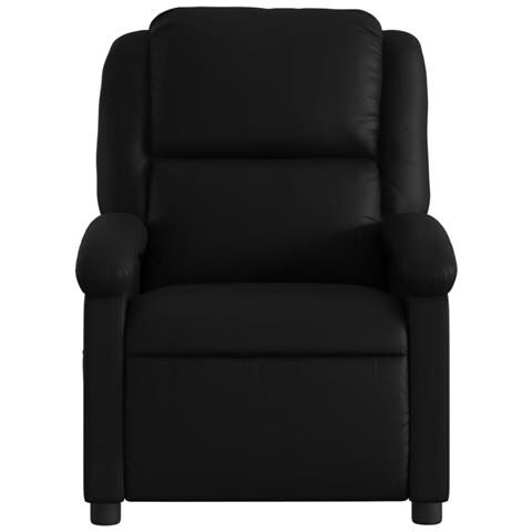 Poltrona Massaggiante Reclinabile Elettrica Nera in Similpelle - Foto 9