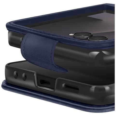 Custodia Chesterfield Porta Carte Per Samsung Z Flip 7 Con Patta Magnetica - Foto 5