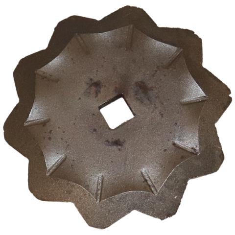 Coltello Dentato Ø 95 Foro Quadrato 11x11mm Per Trincia Confezione Da 5 Pezzi - Foto 2