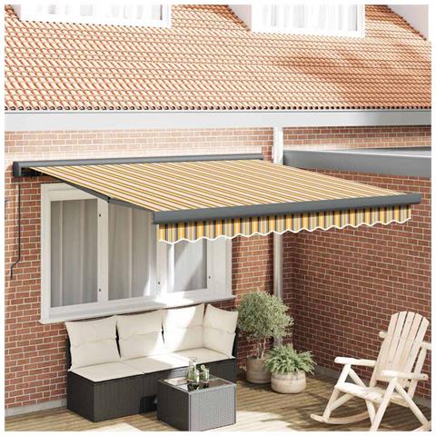 Tenda Retrattile Multicolore 300 x 250 cm Tessuto, Metallo - Foto 2