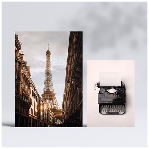 Set Di 6 Stampe Stampe Artistiche Da Parete Vintage Parigine Per La Camera Da Letto O Il Soggiorno A3 & A4 Senza Cornice - Foto 2
