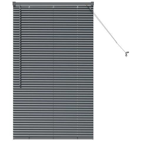 Tenda per Finestra con tende Manuale Grigio scuro Alluminio - Foto 1