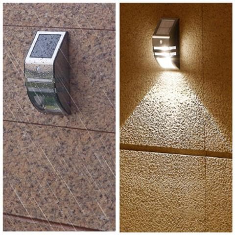 Lampada Solare Da Giardino Con Sensore Di Movimento Led - Illumina Il Tuo Spazio White - Foto 2
