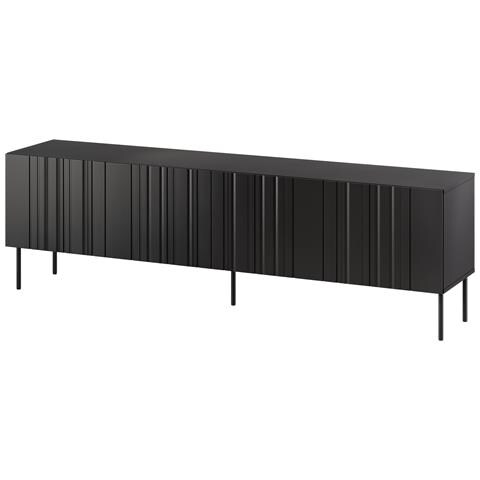 Armadio RTV ISLA 200x40x60 nero opaco - Foto 1