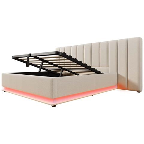 Letto Polster Con Ricarica Usb-c E Illuminazione Led Smart - Foto 2