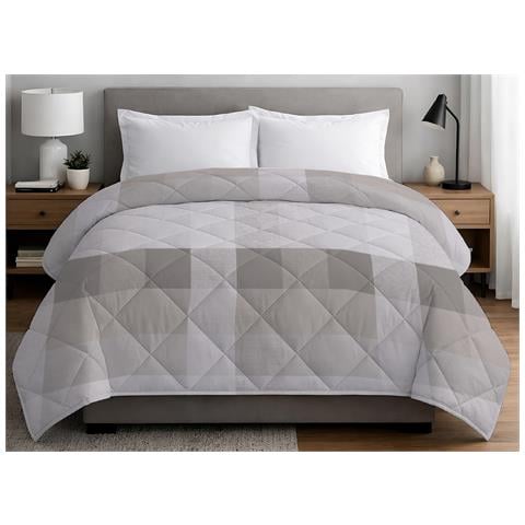 Trapuntino Piumino Estivo Primaverile 100gr Mq Leggero Disegno Scotland Matrimoniale Beige - Foto 1