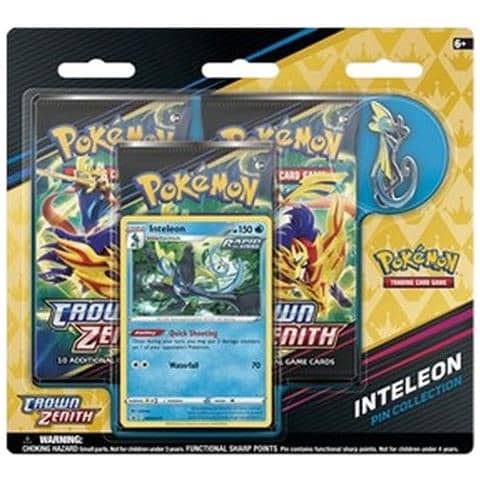 Pokemon Crown Zenith: Inteleon Pin Collection 3-pack Blister - Foto 1