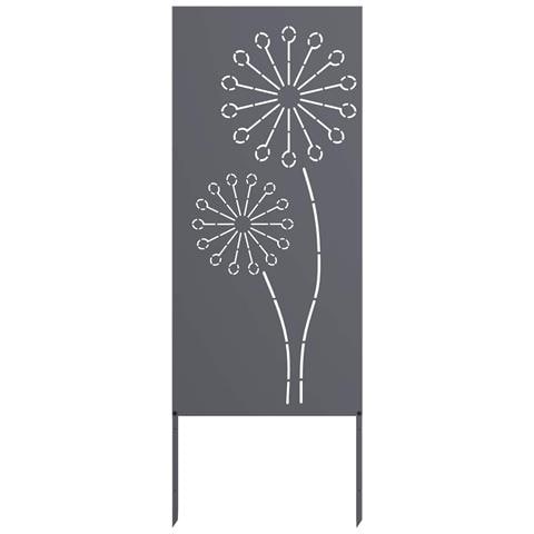 Schermo per privacy in giardino Traforo Antracite 50 x 140 cm - Foto 1