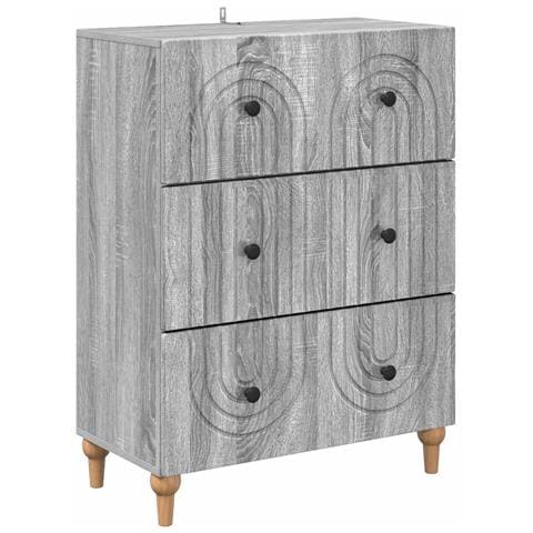 Mobile con Cassetti Grigio Sonoma 66 x 34,5 x 90 cm - Foto 1