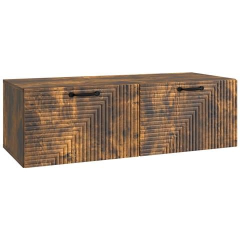 Mobile Porta TV da Muro Rovere Fumo 98 x 41 x 30 cm - Foto 1