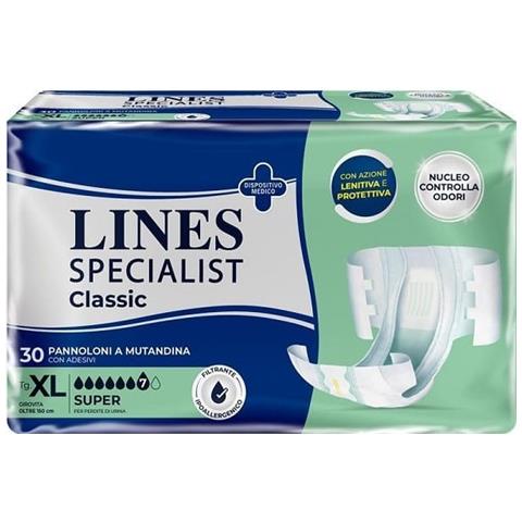 Pannolone a Mutanda Lines Specialist Classic Super Pm XL 30 Pezzi - Foto 1