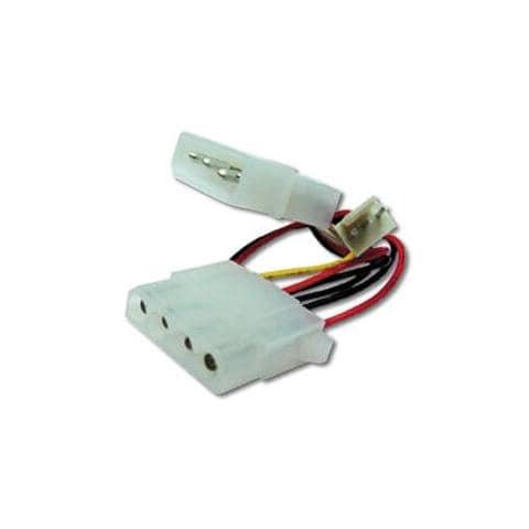 Cavetto Convertitore Alimentazione Interno 2 Pin 4 (5.25") Poli Maschio / Femmina A Tachimetrica 3 Poli Maschio - Foto 1