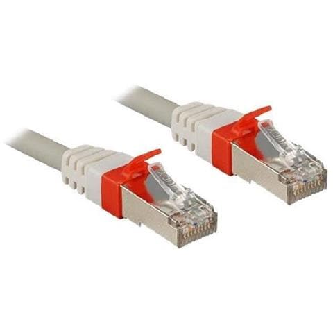 Cavo di Rete Patch Cat. 6 (A) SSTP - S / FTP PIMF 10 GBit privo di alogeni, grigio, 15m - Foto 2