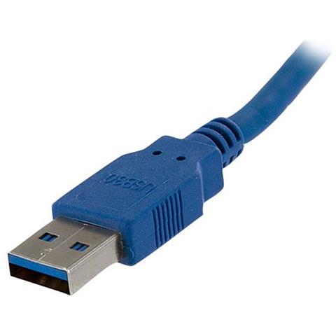 Cavo di prolunga USB 3.0 SuperSpeed da 1 m A ad A blu - M / F - Foto 2