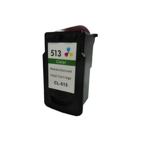 Cartuccia Canon Cl-513 Colore Rigenerata Per Canon Pixma Mp240 Mp260 Mp480 Mx320 Mx330 Cl513 Cl511 Capacita 15ml 5mlx3 - Foto 1