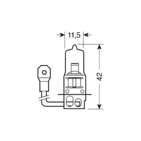 Cp. lampade H3 Blu-xe 12v. 55w - Foto 2