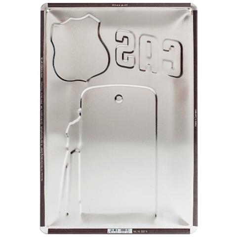 Targa In Metalo 20 X 30 Cm - Route 66 Gas Station - Foto 2