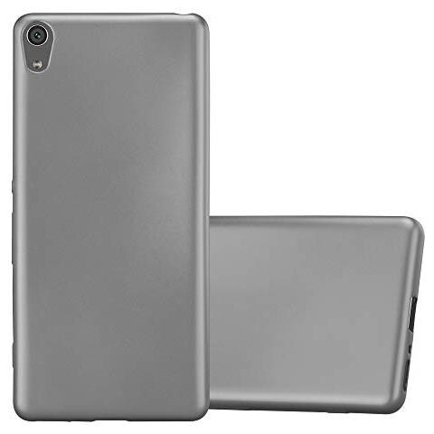 Custodia Compatibile Con Sony Xperia Xa In Grigio Metallico - Coperchio Protettivo In Silicone Tpu Flessibile - Foto 1