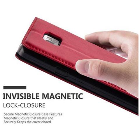 Custodia Compatibile Con Samsung Galaxy S2 / S2 Plus In Rosso Mela - Coperchio Protettiva Con Chiusura Magnetica, Funzione Stand E Tasca Per Le Carte - Foto 9