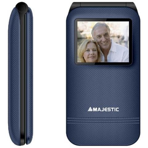 300086 CB cellulare 4,5 cm (1.77") 76 g Nero, Blu Telefono per anziani - Foto 2