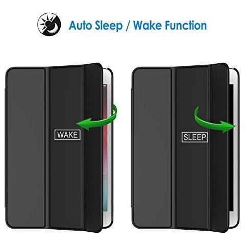 Custodia Per Ipad Mini 5 (2019 Modello 5a Generazione) Smart Cover Con Auto Sleep Wake (nero) - Foto 2