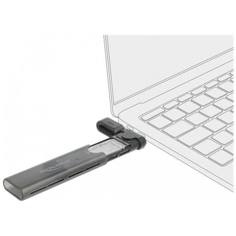 Speichergehuse - M. 2 - M. 2 Nvme Card / Sata 10gb / s - 10 Gbit / s - Usb 3,2 (gen 2) (42635)  - Foto 3