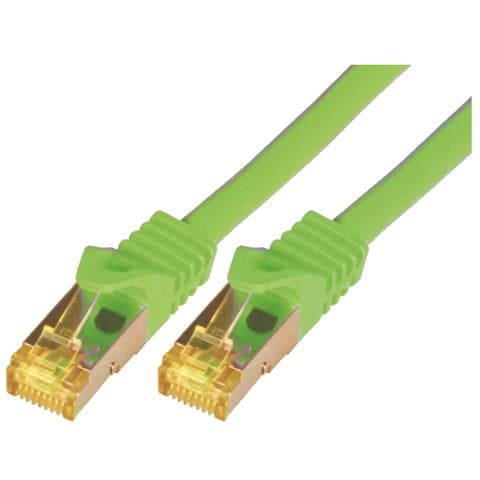 15m Cat7 15m Cat7 S / FTP (S-STP) Verde cavo di rete - Foto 1