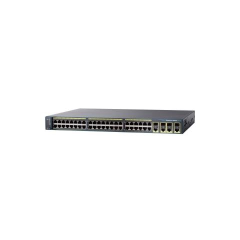 Ethernet Switch Cisco Catalyst WS-C2960G-48TC-L 48 Porte Gestibile - 44 x RJ-45 - 4 x Slot espansione - 10Base-T, 100/1000Base-T - Rack-Montabile - Foto 1