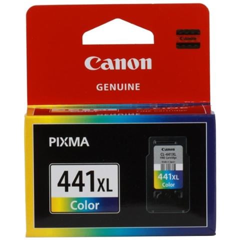 CL-441XL Cartuccia Ink Originale Nera Ciano e Magenta per Pixma MG2140 Capacità 400 Pagine - Foto 1